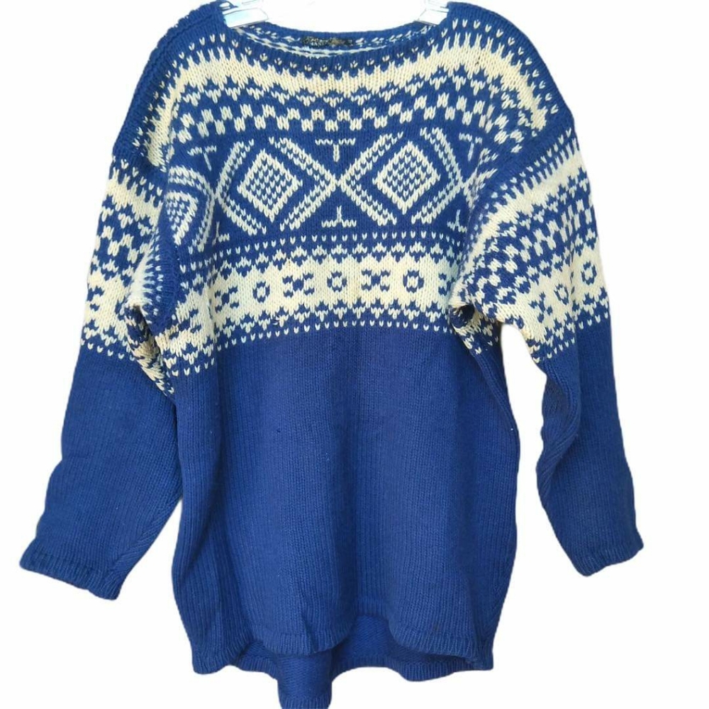 Rare Vintage 60's Carlo Gruber Ski Sweater